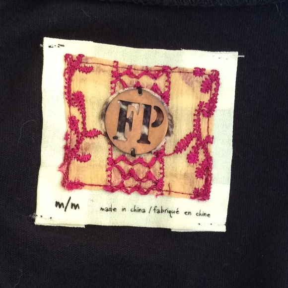 Free People Black Blouse - medium - Picture 6 of 7